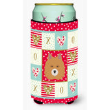 Caroline'S Treasures Ck5196Tbc Elo Dog Tall Boy Insulator Hugger Cold-Beverage-Koozies, Multicolor