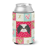 Caroline'S Treasures Ck5209Cc Japanese Chin Love Can Or Bottle Hugger Cold-Beverage-Koozies, Multicolor