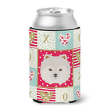Caroline'S Treasures Ck5210Cc Japanese Spitz Love Can Or Bottle Hugger Cold-Beverage-Koozies, Multicolor