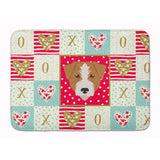 Caroline'S Treasures Kromfohrlander Love Machine Washable Memory Foam Mat Doormats, Multicolor
