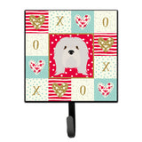 Caroline'S Treasures Lhasa Apso Love Leash Or Key Holder Hooks, Multicolor