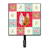 Caroline'S Treasures Nordic Spitz Love Leash Or Key Holder Hooks, Multicolor