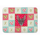 Caroline'S Treasures Peruvian Hairless Dog Love Machine Washable Memory Foam Mat Doormats, Multicolor