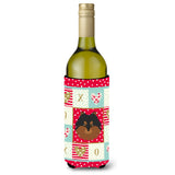 Caroline'S Treasures Ck5228Literk Pomeranian Wine Bottle Insulator Hugger Cold-Beverage-Koozies, 750 Ml, Multicolor