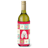 Caroline'S Treasures Ck5229Literk Poodle Wine Bottle Insulator Hugger Cold-Beverage-Koozies, 750 Ml, Multicolor
