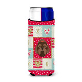 Caroline'S Treasures Ck5233Muk Russian Lapdog Michelob Ultra Hugger For Slim Cans Cold-Beverage-Koozies, Multicolor