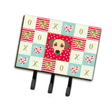 Carolines Treasures Sato Dog Love Leash or Key Holder hooks Multicolor
