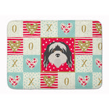 Caroline'S Treasures Tibetan Terrier Love Machine Washable Memory Foam Mat Doormats, Multicolor