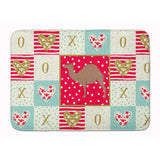 Caroline'S Treasures F1 Hybrid Camel Love Machine Washable Memory Foam Mat Doormats, Multicolor