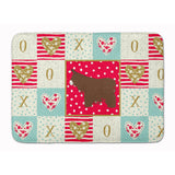 Caroline'S Treasures Poitou Poiteuin Donkey Love Machine Washable Memory Foam Mat Doormats, Multicolor