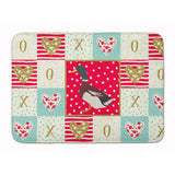 Caroline'S Treasures Rouen Duck Love Machine Washable Memory Foam Mat Doormats, Multicolor