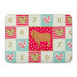 Caroline'S Treasures American Lamancha Goat Love Machine Washable Memory Foam Mat Doormats, Multicolor