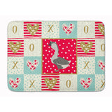 Caroline'S Treasures African Goose Love Machine Washable Memory Foam Mat Doormats, Multicolor