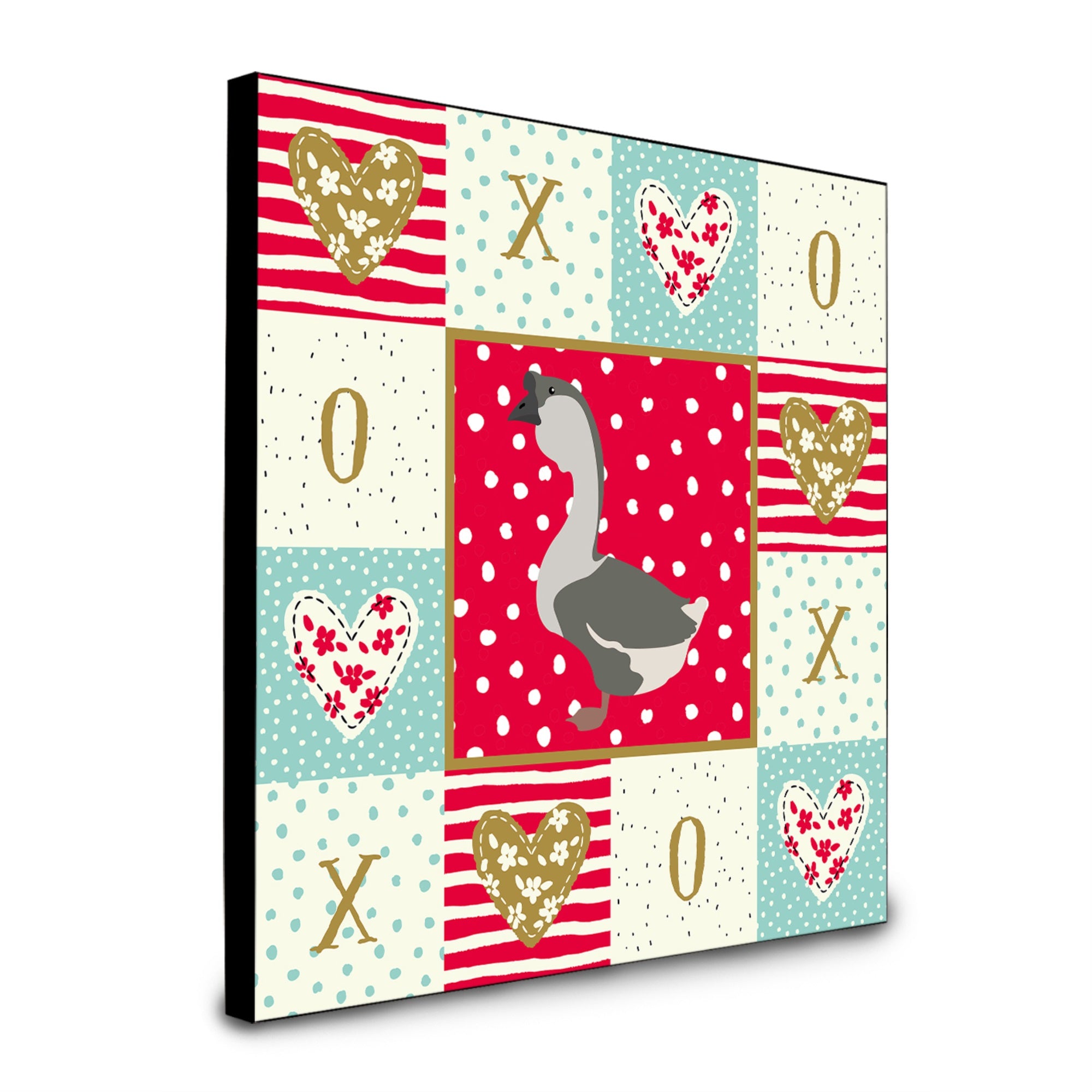 African Goose Love Artwork Wall Panel Ck5326Up88