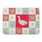 Caroline'S Treasures Sebastopol Goose Love Machine Washable Memory Foam Mat Doormats, Multicolor