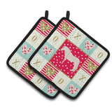 Caroline'S Treasures Ck5332Pthd Paso Fino Horse Love Pair Of Pot Holders Potholders, Multicolor