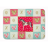 Caroline'S Treasures Pinto Horse Love Machine Washable Memory Foam Mat Doormats, Multicolor