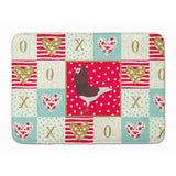 Caroline'S Treasures Capuchin Red Pigeon Love Machine Washable Memory Foam Mat Doormats, Multicolor