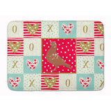 Caroline'S Treasures African Owl Pigeon Love Machine Washable Memory Foam Mat Doormats, Multicolor