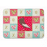 Caroline'S Treasures English Pouter Pigeon Love Machine Washable Memory Foam Mat Doormats, Multicolor