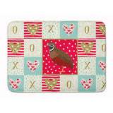 Caroline'S Treasures Chinese Painted Or King Quail Love Machine Washable Memory Foam Mat Doormats, Multicolor