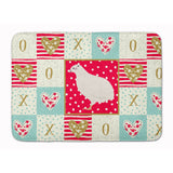 Caroline'S Treasures Texas Quail Love Machine Washable Memory Foam Mat Doormats, Multicolor
