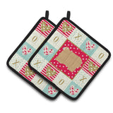 Caroline'S Treasures Ck5398Pthd Lincoln Longwool Sheep Love Pair Of Pot Holders Potholders, Multicolor