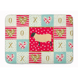 Caroline'S Treasures Suffolk Sheep Love Machine Washable Memory Foam Mat Doormats, Multicolor