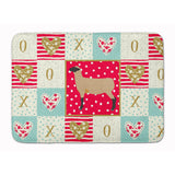 Caroline'S Treasures Hampshire Down Sheep Love Machine Washable Memory Foam Mat Doormats, Multicolor