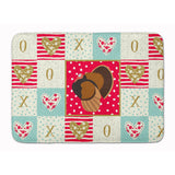 Caroline'S Treasures Bronze Turkey Love Machine Washable Memory Foam Mat Doormats, Multicolor