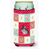 Caroline'S Treasures Ck5420Tbc Black Velvet Chinchilla Love Tall Boy Hugger Cold-Beverage-Koozies, Multicolor
