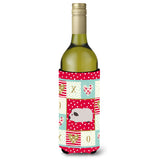Caroline'S Treasures Ck5429Literk Himalayan Guinea Pig Love Wine Bottle Hugger Cold-Beverage-Koozies, 750 Ml, Multicolor