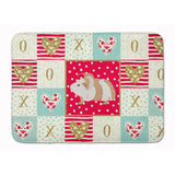 Caroline'S Treasures Silkie Guinea Pig Love Machine Washable Memory Foam Mat Doormats, Multicolor