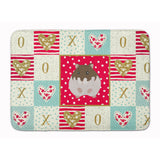 Caroline'S Treasures Dzungarian Hamster Love Machine Washable Memory Foam Mat Doormats, Multicolor