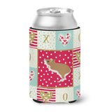 Caroline'S Treasures Ck5446Cc White Legged Hamster Love Can Or Bottle Hugger Cold-Beverage-Koozies, Multicolor