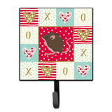 Caroline'S Treasures Baby Mouse Love Leash Or Key Holder Hooks, Multicolor