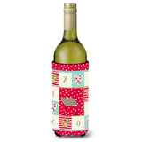 Caroline'S Treasures Ck5450Literk Grey Domestic Mouse Love Wine Bottle Hugger Cold-Beverage-Koozies, 750 Ml, Multicolor