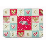 Caroline'S Treasures Japanese Mouse Love Machine Washable Memory Foam Mat Doormats, Multicolor