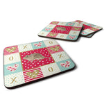 Caroline'S Treasures Ck5455Fc Zebra Mouse Love Foam Set Of 4 Coasters, Multicolor