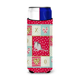 Caroline'S Treasures Ck5461Muk Husky Rat Love Michelob Ultra Hugger For Slim Cans Cold-Beverage-Koozies, Multicolor