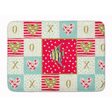 Caroline'S Treasures Angelfish Love Machine Washable Memory Foam Mat Doormats, Multicolor