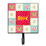 Caroline'S Treasures Bubble Eyed Goldfish Love Leash Or Key Holder Hooks, Multicolor
