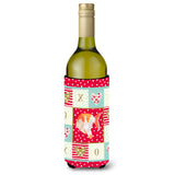 Caroline'S Treasures Ck5474Literk Lionhead Goldfish Love Wine Bottle Hugger Cold-Beverage-Koozies, 750 Ml, Multicolor