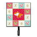 Caroline'S Treasures Oranda Red Cap Goldfish Love Leash Or Key Holder Hooks, Multicolor