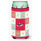 Caroline'S Treasures Ck5482Tbc Iridescent Shark Love Tall Boy Hugger Cold-Beverage-Koozies, Multicolor