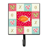 Caroline'S Treasures Kissing Gourami Love Leash Or Key Holder Hooks, Multicolor