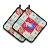Caroline'S Treasures Ck5492Pthd Plakat Betta Love Pair Of Pot Holders Potholders, Multicolor