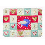 Caroline'S Treasures Plakat Betta Love Machine Washable Memory Foam Mat Doormats, Multicolor