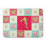 Caroline'S Treasures Jibso Canary Love Machine Washable Memory Foam Mat Doormats, Multicolor