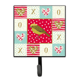 Caroline'S Treasures Lizard Canary Love Leash Or Key Holder Hooks, Multicolor